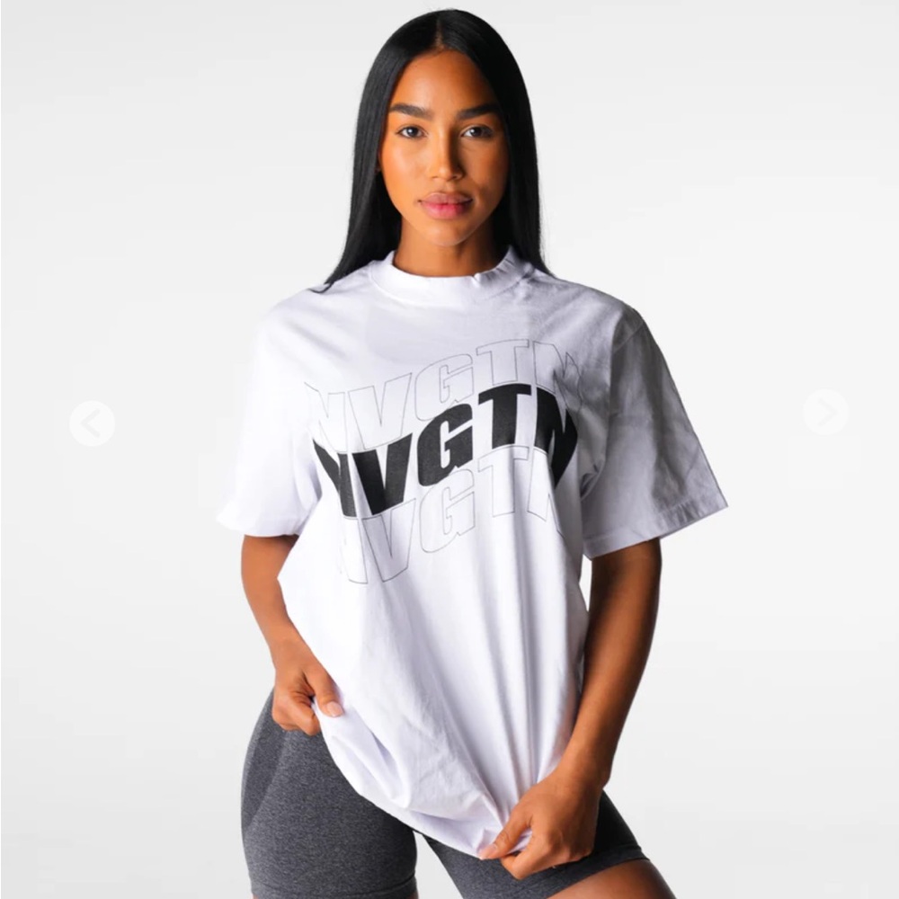 NVGTN - White Wave Graphic Tee